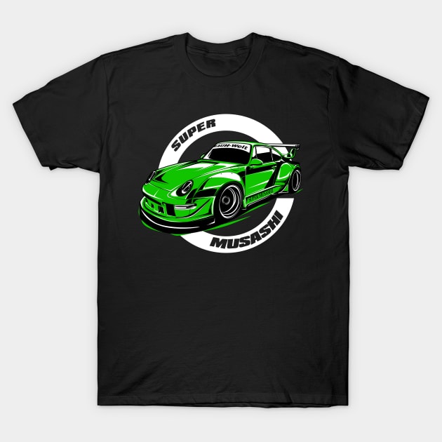Rauh Welt Begriff Green T-Shirt by aredie19